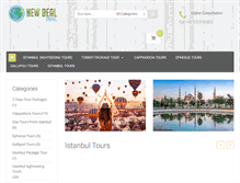 Tablet Screenshot of newdealtravel.net